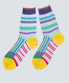 COQ HORIZON ラメボーダーソックス