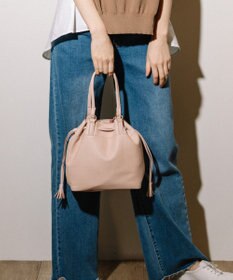 UNBILLION perche 抗菌レザー3wayドロストショルダーバッグ