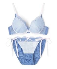 San-ai Resort（三愛水着楽園） シアードットチュール　ブラジャー＆ショーツセット【northerly】