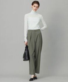 ICB 【洗える】 パウダリーチュール ハイネックトップス