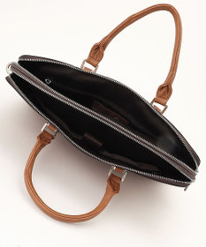 UNBILLION Otias アンティーク仕上げ合皮ブリーフバッグ