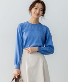 組曲 S 透かし柄 ニットプルオーバー