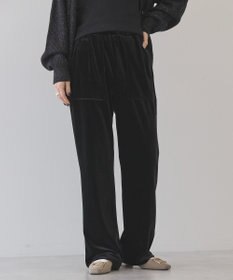 AMERICAN HOLIC ベロアベイカーリラックスパンツ