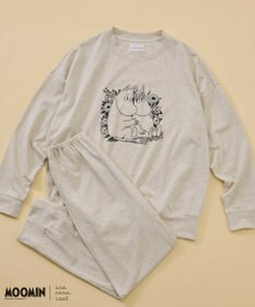 une nana cool 【綿100%】MOOMIN × une nana cool 杢天竺長袖パジャマ