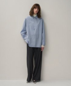 ATON COTTON SILK LAWN | オーバーサイズシャツ