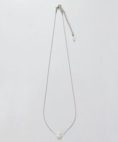 Phoebe <オンワード限定セット>【金属アレルギー対応】ワントップパールネックレス×クロスラインパールピアス/サージカルステンレス