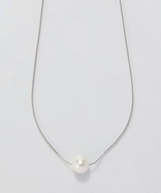 Phoebe <オンワード限定セット>【金属アレルギー対応】ワントップパールネックレス×クロスラインパールピアス/サージカルステンレス