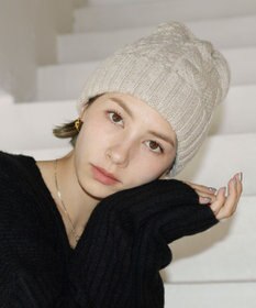 石田製帽 〈新色追加！〉カシミヤニット アラン編みワッチN ニット帽