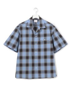 J.PRESS YORK STREET 【UNISEX】オンブレーチェック オープンカラーシャツ