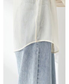 earth music&ecology シアーハイネックシャツ