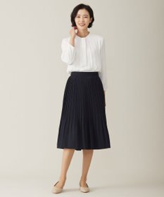 J.PRESS LADIES S 【洗える】ノルディス2wayジョーゼット プリーツ スカート