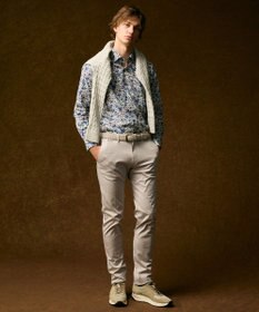 JOSEPH ABBOUD 【キングサイズ・英国リバティ社・纏うアート・柄で魅せる】リバティプリント シャツ　25AW