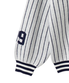 WEGO ベースボールグラフィックプルオーバーニット