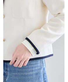 Te chichi ライトツイードバイカラージャケット《2026 spring catalog item》