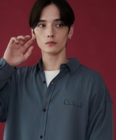 WEGO アムンゼンワンポイントBIGシャツ（LS）