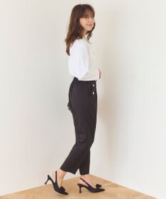 Feroux 【洗える】マリンテーパードパンツ