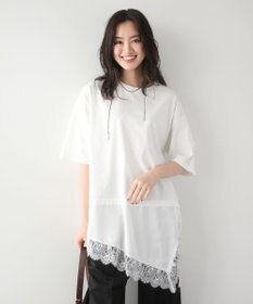 Green Parks レースドッキングＴシャツ