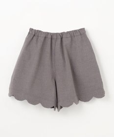 ANY KIDS ミニ丈 へリンボン キュロット