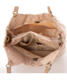 Y'SACCS ドット柄ジャガードエナメルアクセント2wayトート