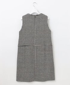 Feroux 【洗える】キーネックミディ ジャンスカ