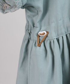 muuc 【手刺繍のような刺繍が美しい】ハイドランジア ドレス