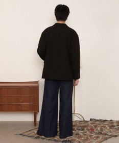 WEGO センタータックバギーフレアデニム