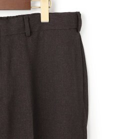 J.PRESS MEN 【J.PRESS ORIGINALS】【UNISEX】Polyester Sharkskin Piped Stem Nontuck Slacks