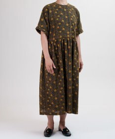 muuc 【手刺繍のような刺繍が美しい】ハイドランジア ドレス