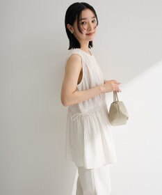 Green Parks ウエストシャーリングブラウス