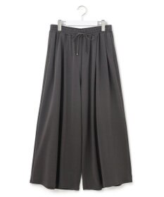 23区 【接触冷感/洗える】ツイストコットンプレーティング ワイド パンツ