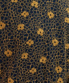 muuc 【手刺繍のような刺繍が美しい】ハイドランジア ドレス