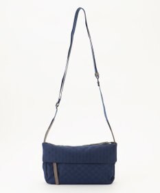 Y'SACCS はっ水ドットジャカード リサイクルレザーコンビ ショルダー