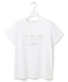 23区 L 【UVカット/洗える】CA ME PLAIT ロゴTシャツ