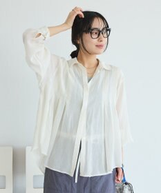 CRAFT STANDARD BOUTIQUE ヴィンテージボイルタックフレアシャツ