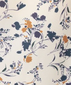 UNFILO MENS ボタニカルプリント イージーテーパードパンツ