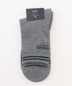 23区GOLF 【MEN】バックロゴレギュラーソックス　１８ｃｍ