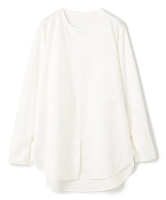 UNFILO シャツコンビ レイヤードＴ オフ×サテン