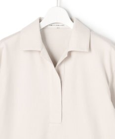 23区 【先行予約】コンパクトツイル スキッパー カットソー