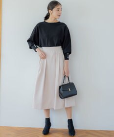 組曲 L 【洗える・6色展開】Elenaドルマンニット プルオーバー