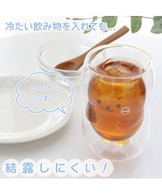 Mother garden しろたん ダブルウォールグラス 《ほっぺ》