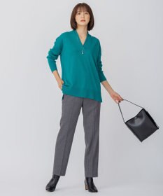 23区 【CLASSY.1月号掲載】ウールミルドストレッチ テーパードパンツ