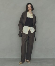 YECCA VECCA 2wayアシメデザインロングジャケット