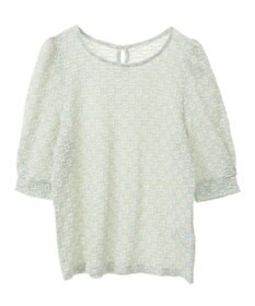 earth music&ecology ＳＥＴ２点フラワープルオーバー＋チュールビスチェ