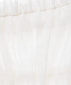 earth music&ecology ＳＥＴ２点フラワープルオーバー＋チュールビスチェ