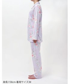 Wing パジャマ 綿100%(本体) 天竺素材 長袖 長ズボン レディース EP8041 ウイング／ワコール