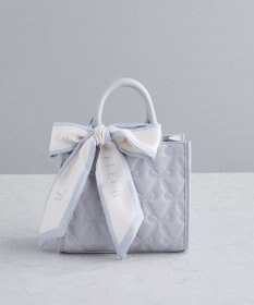Maison de FLEUR EC限定スカーフ付リボンキルティングバッグ