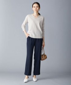 ICB 【人気のため新色追加・WEB限定カラーあり】ソフトウールハイゲージ Vネックニット