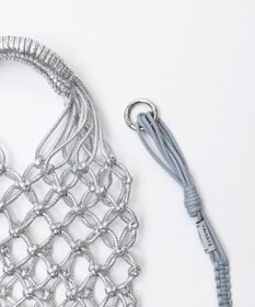 TRICOTE マクラメミニショルダーバッグ【巾着ポーチ付き】