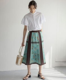 組曲 コットンレーヨンシャーティング ブラウス