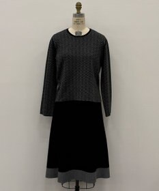自由区 S 【WEB限定・リバーシブル可・着まわし力抜群】ニット セットアップ(トップ＋スカート)